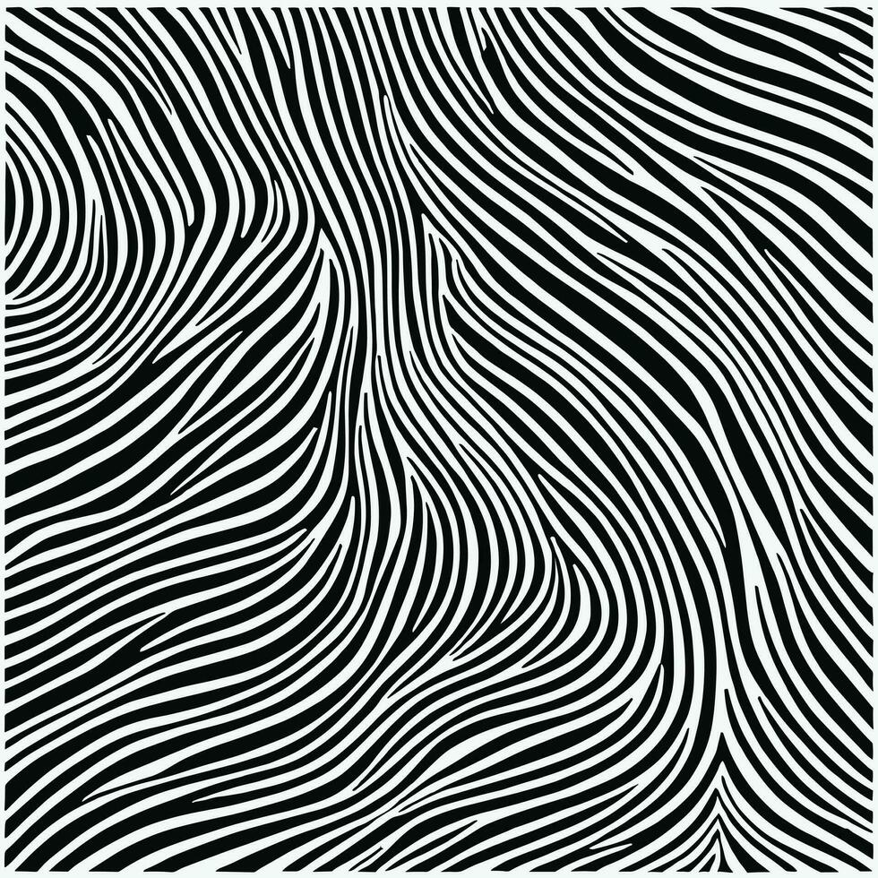 Zebra pattern striped line texture pattern illustration vector