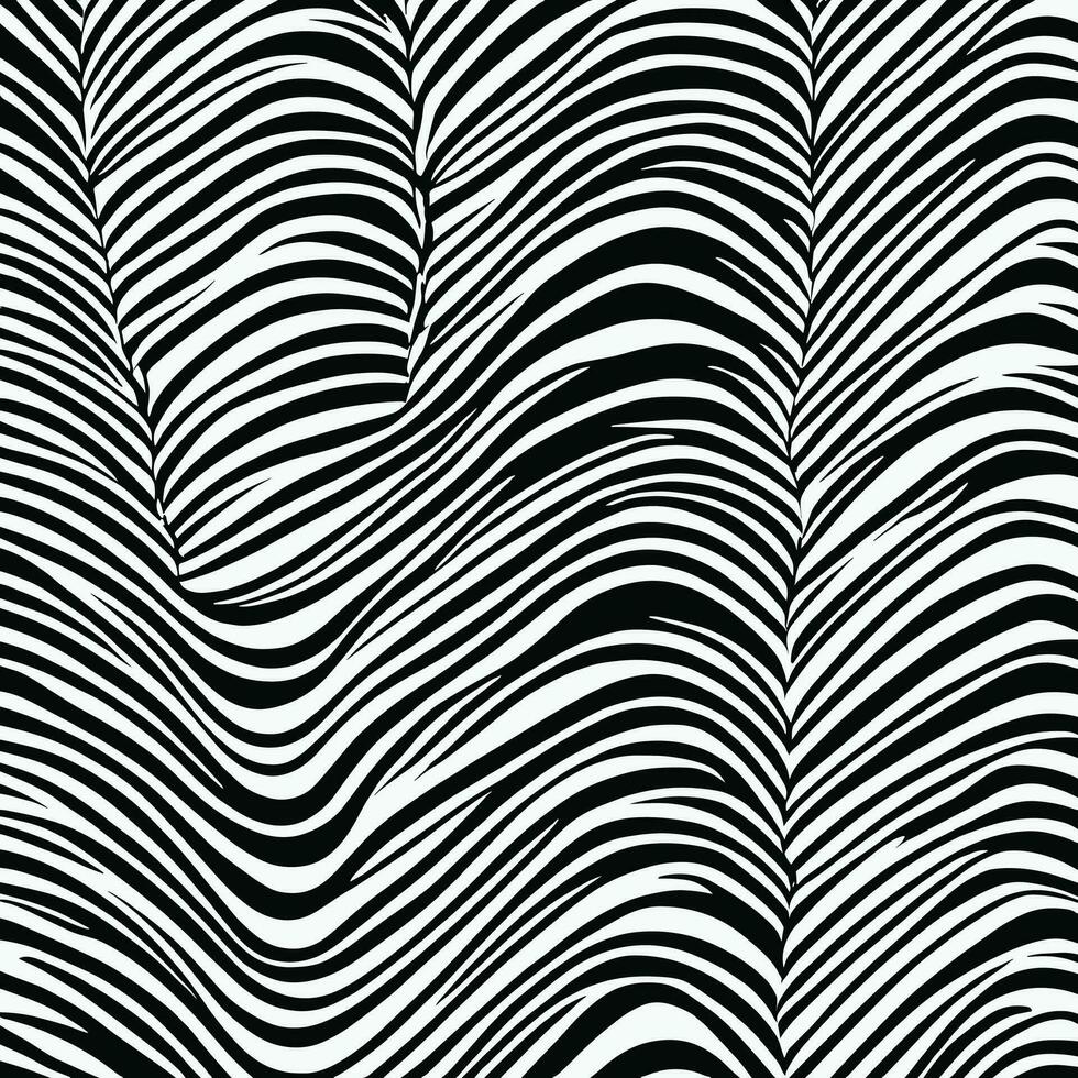 Zebra pattern striped line texture pattern illustration vector