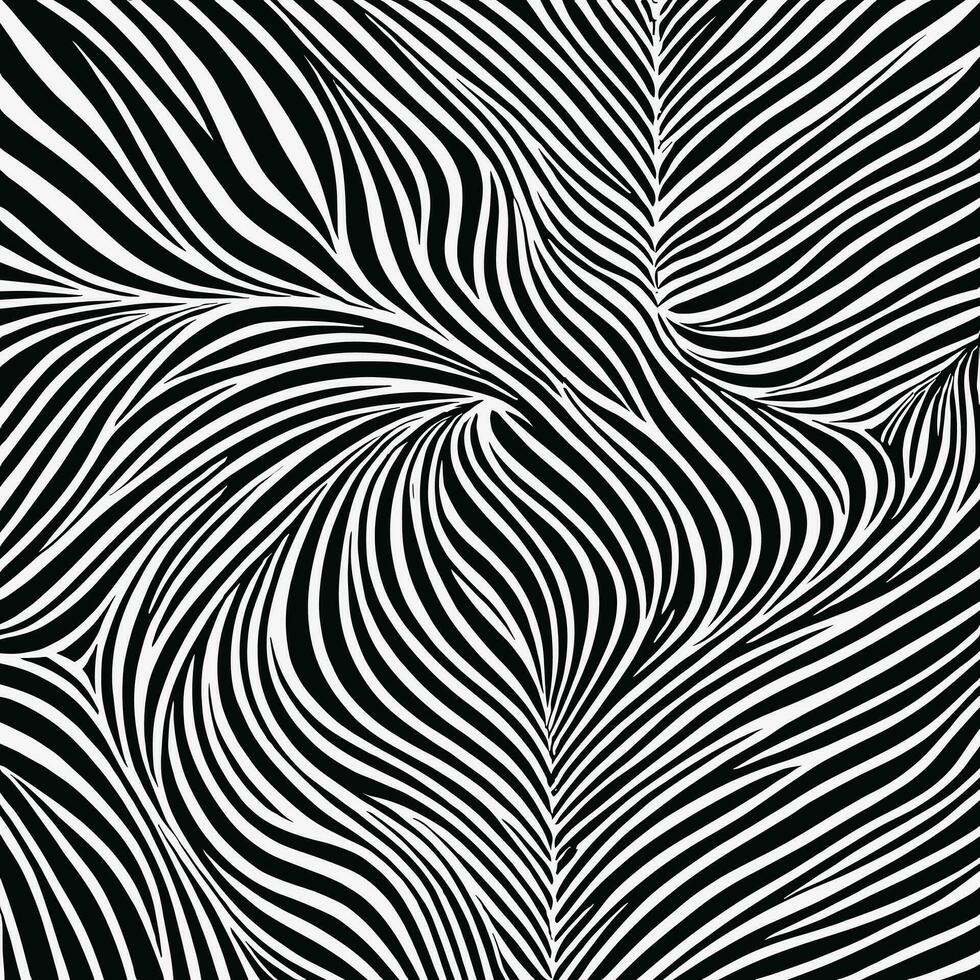 Zebra pattern striped line texture pattern illustration vector