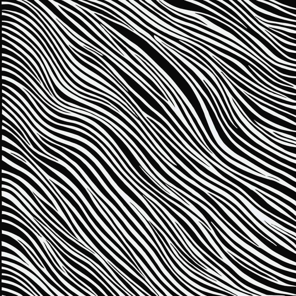 Zebra pattern striped line texture pattern illustration vector