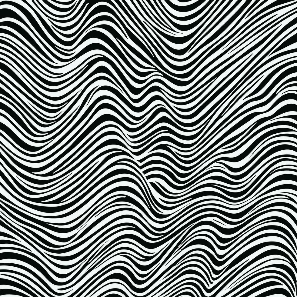 Zebra pattern striped line texture pattern illustration vector