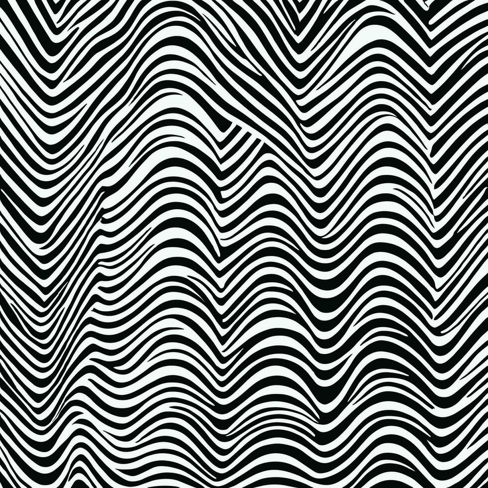 Zebra pattern striped line texture pattern illustration vector