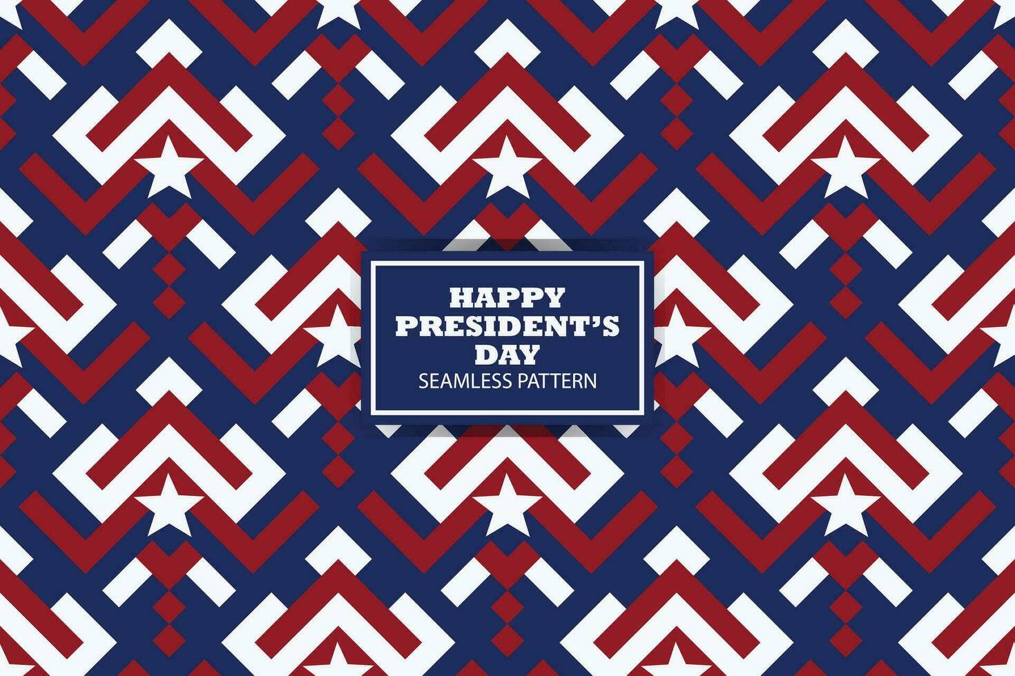 Presidents Day Seamless pattern Background Design. Banner, Poster, Greeting Card. Vector Illustration.