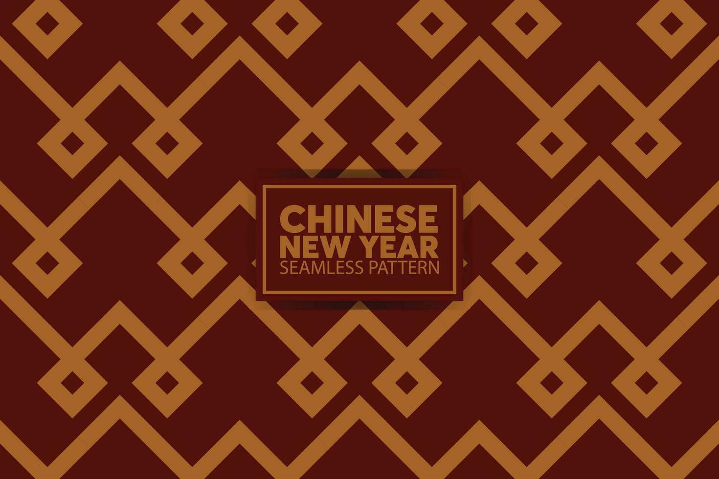 Chinese New Year geometric modern art design in red and gold color for cover, card, poster, banner. vector