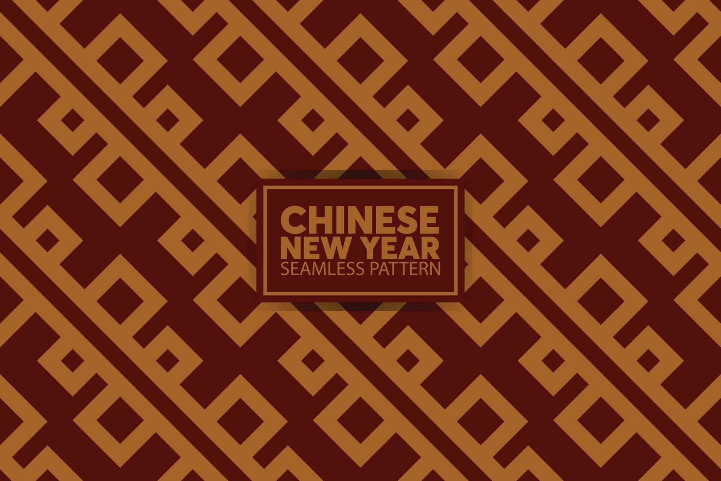 Chinese New Year geometric modern art design in red and gold color for cover, card, poster, banner. vector