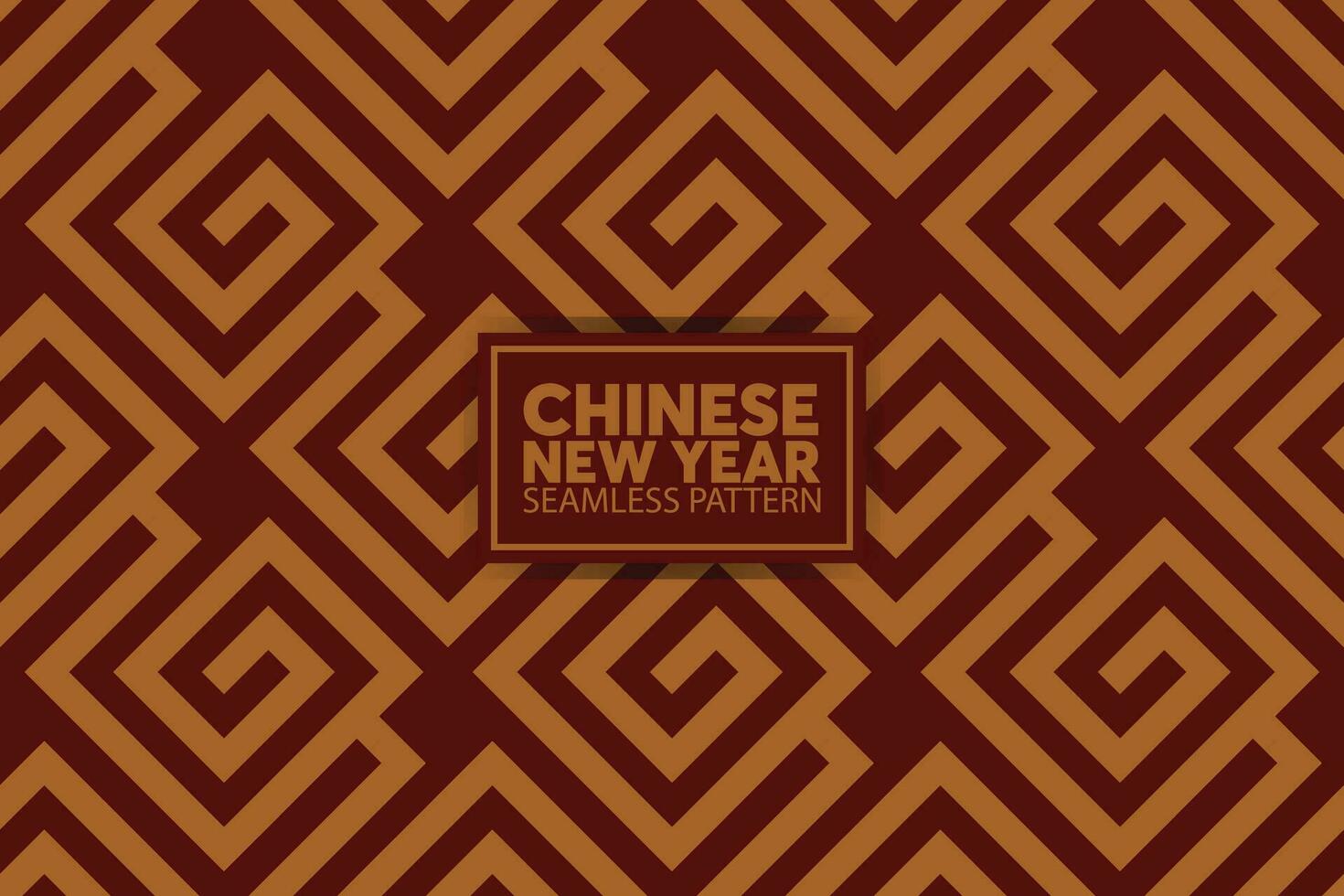Chinese New Year geometric modern art design in red and gold color for cover, card, poster, banner. vector