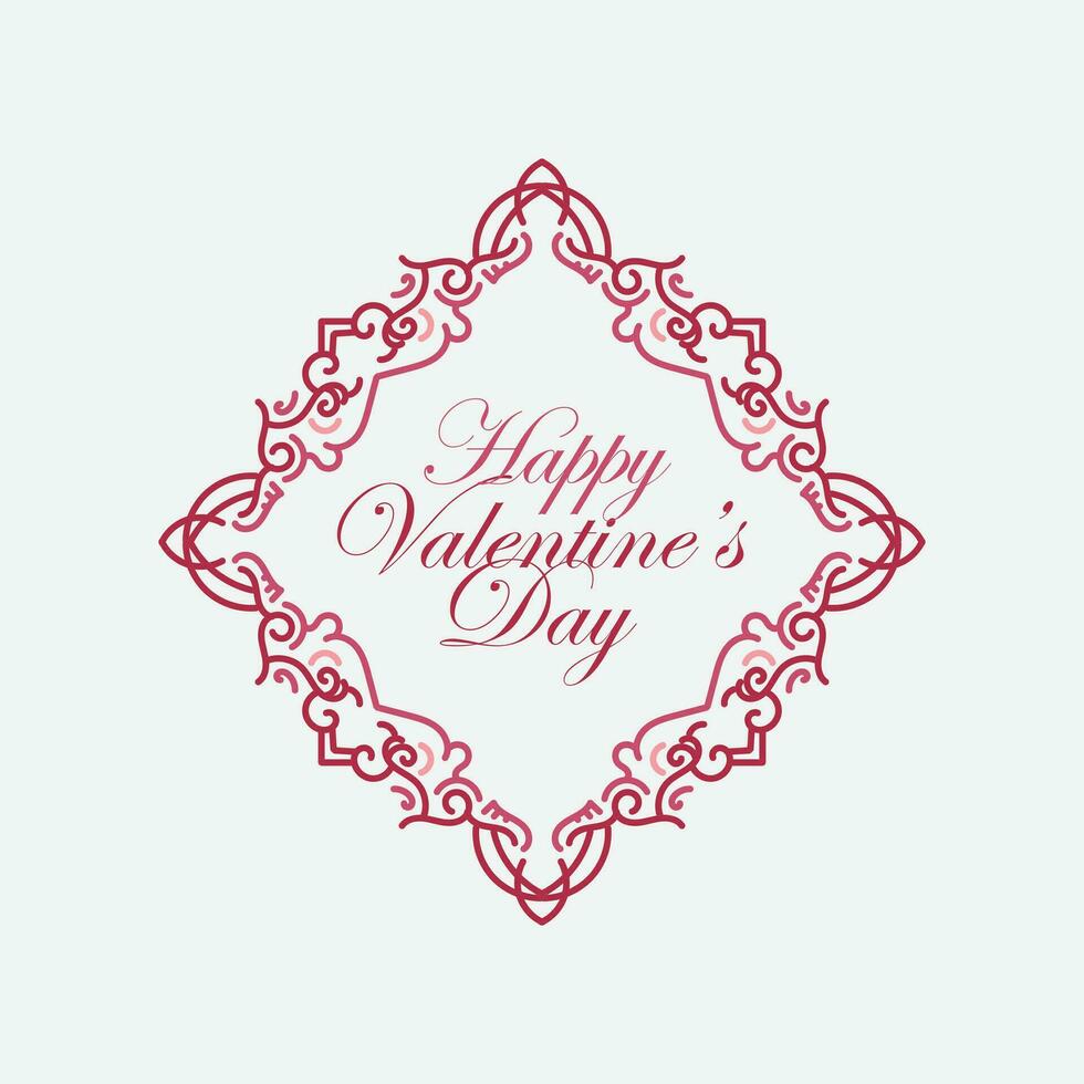 Valentines day background with heart pattern and typography of happy valentines day text . Vector illustration. Wallpaper, flyers, invitation, posters, brochure, banners.
