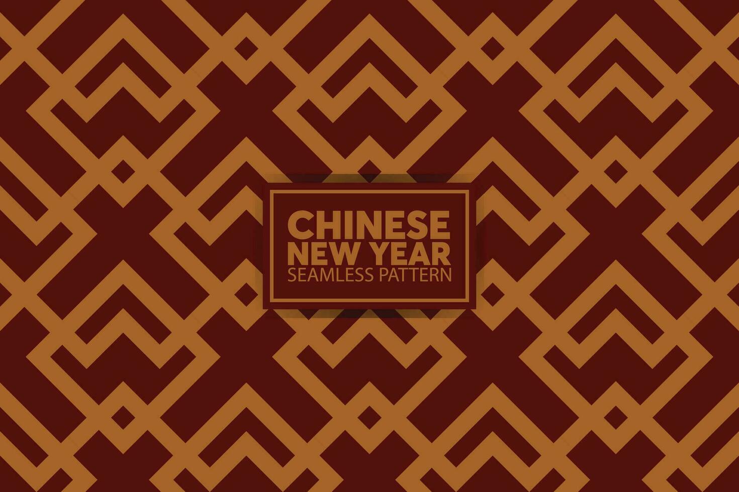 Chinese New Year geometric modern art design in red and gold color for cover, card, poster, banner. vector