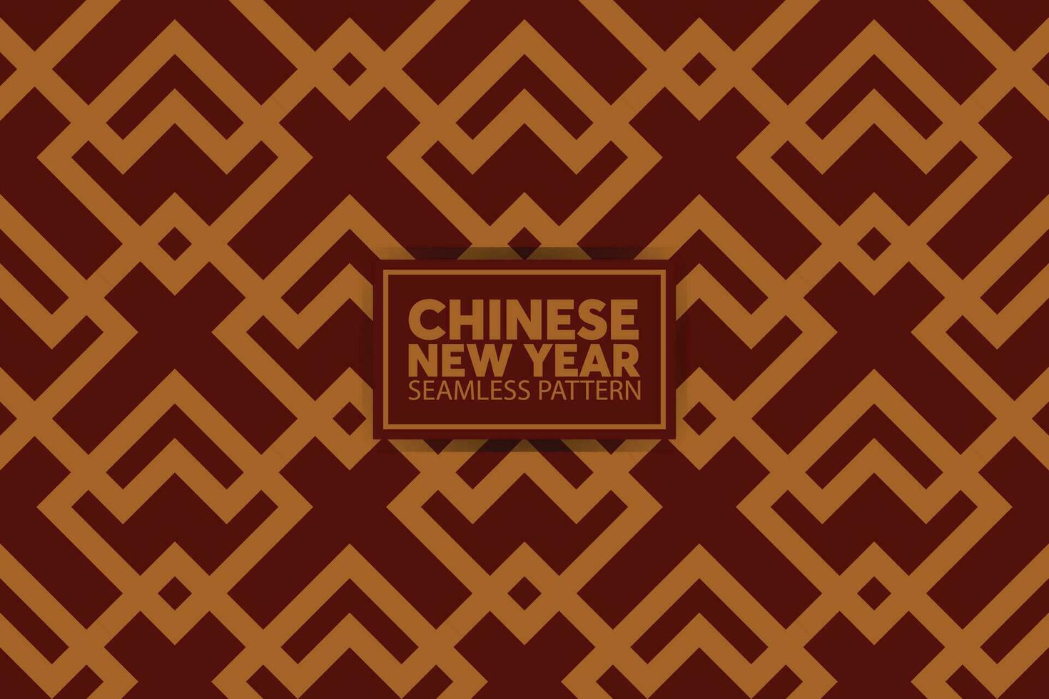 Chinese New Year geometric modern art design in red and gold color for cover, card, poster, banner. vector