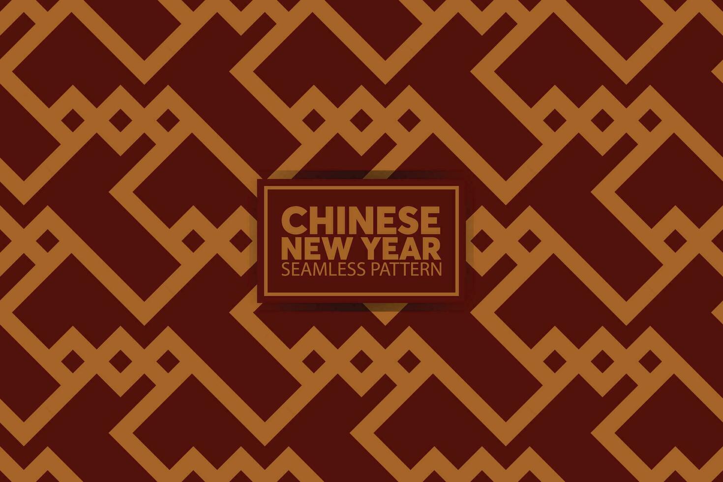 Chinese New Year geometric modern art design in red and gold color for cover, card, poster, banner. vector