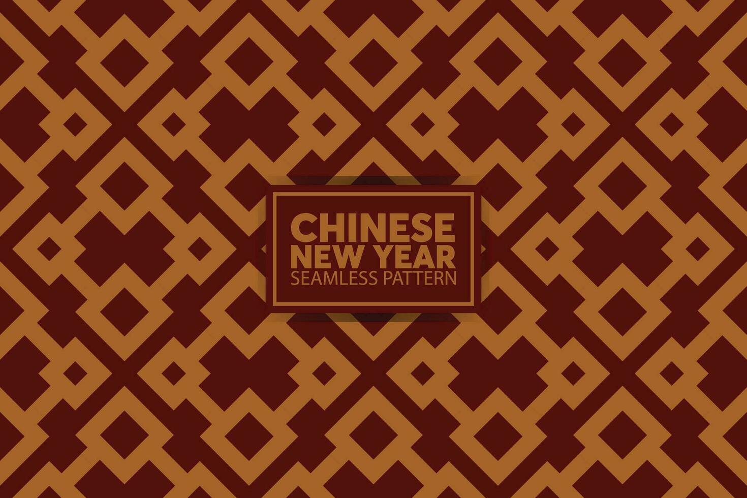 Chinese New Year geometric modern art design in red and gold color for cover, card, poster, banner. vector