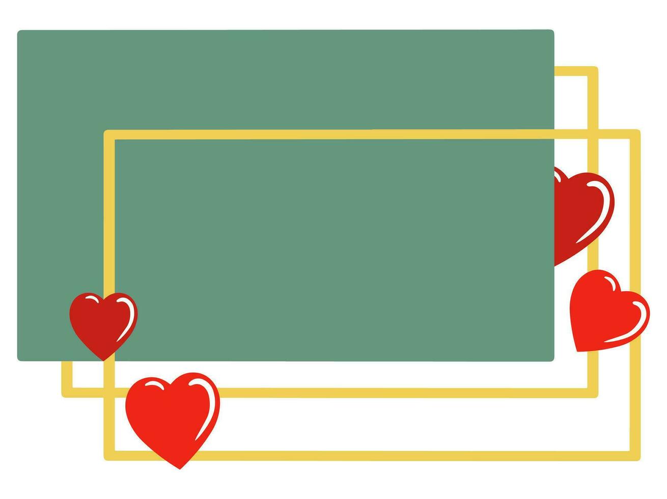 Valentine Frame Background vector