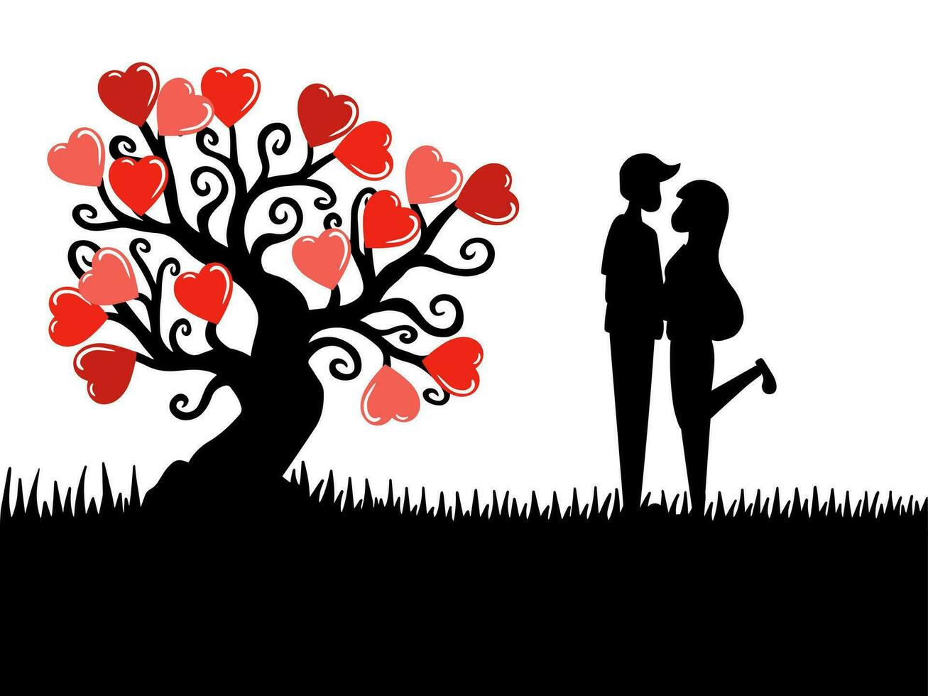 Background for Valentines Day vector