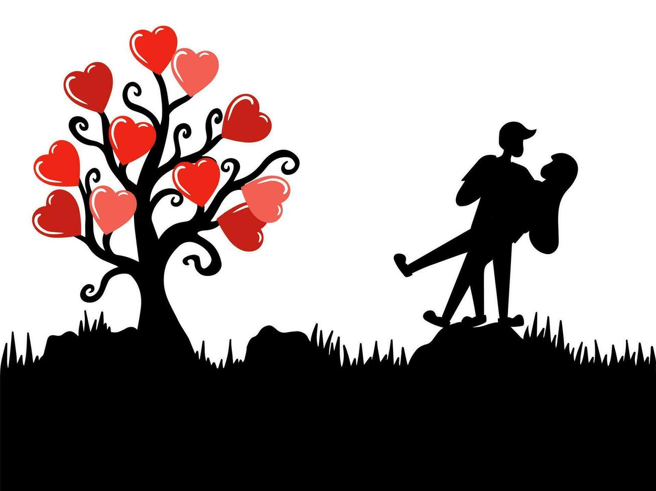 Background for Valentines Day vector