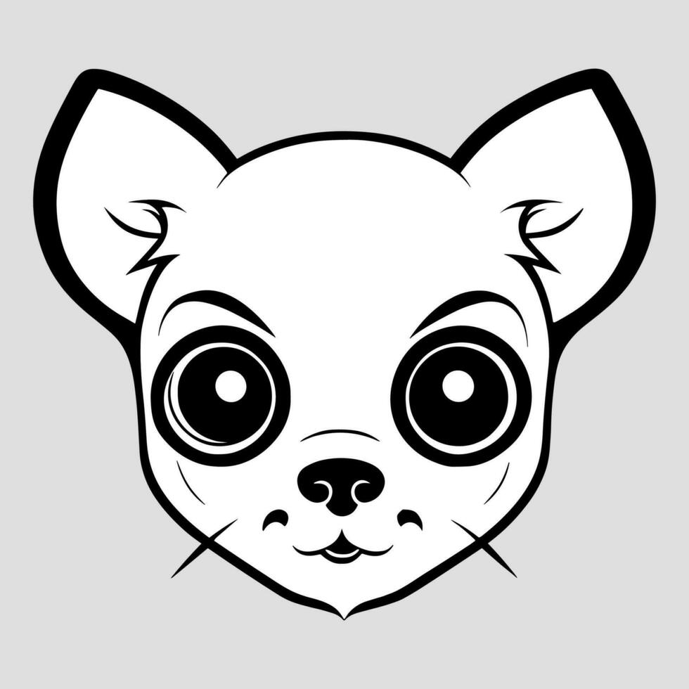 linda perro vector negro y blanco dibujos animados personaje diseño recopilación. blanco antecedentes. mascotas, animales