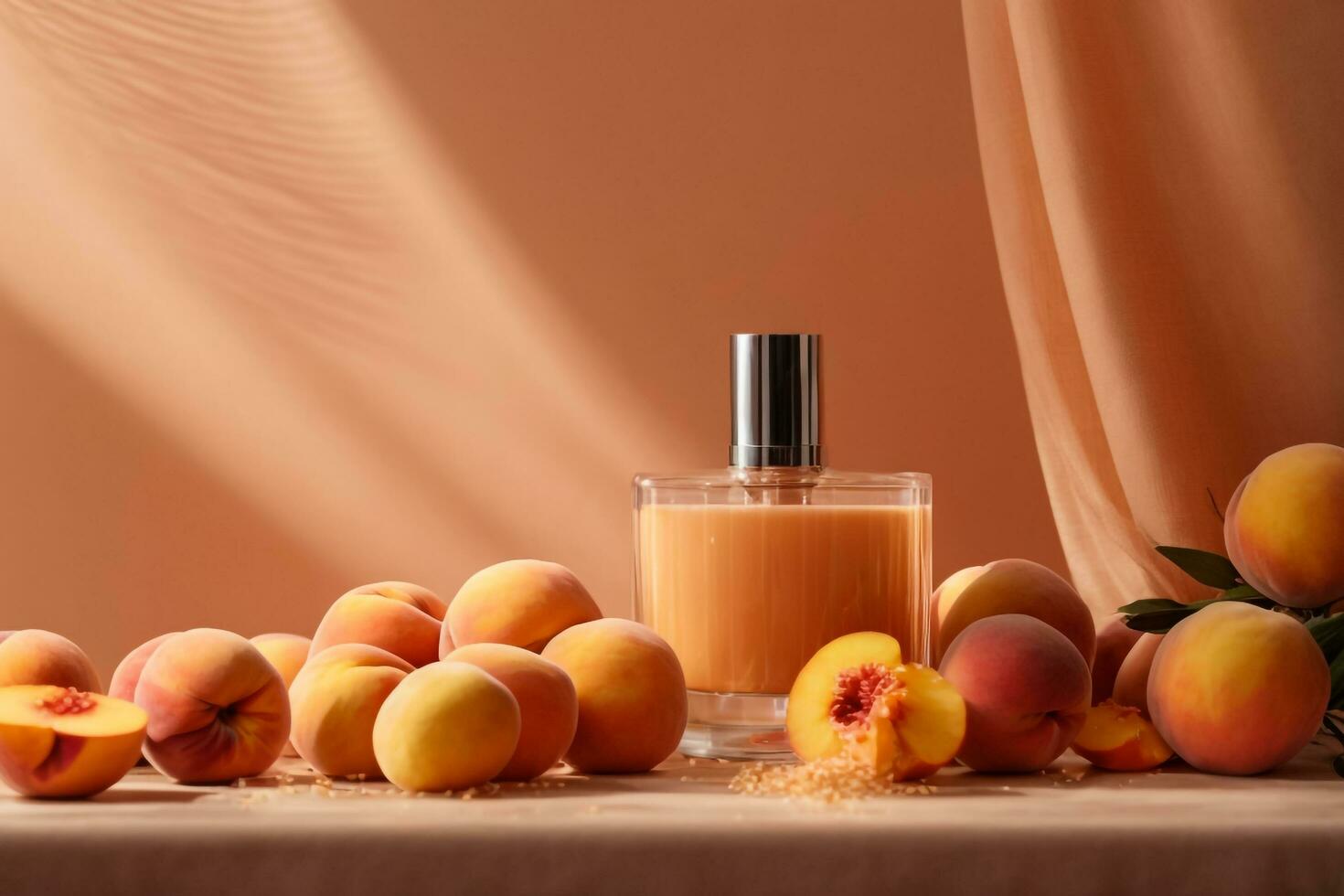 AI generated Infusing Peach Fuzz, the 2024 Trending Wall Shades photo