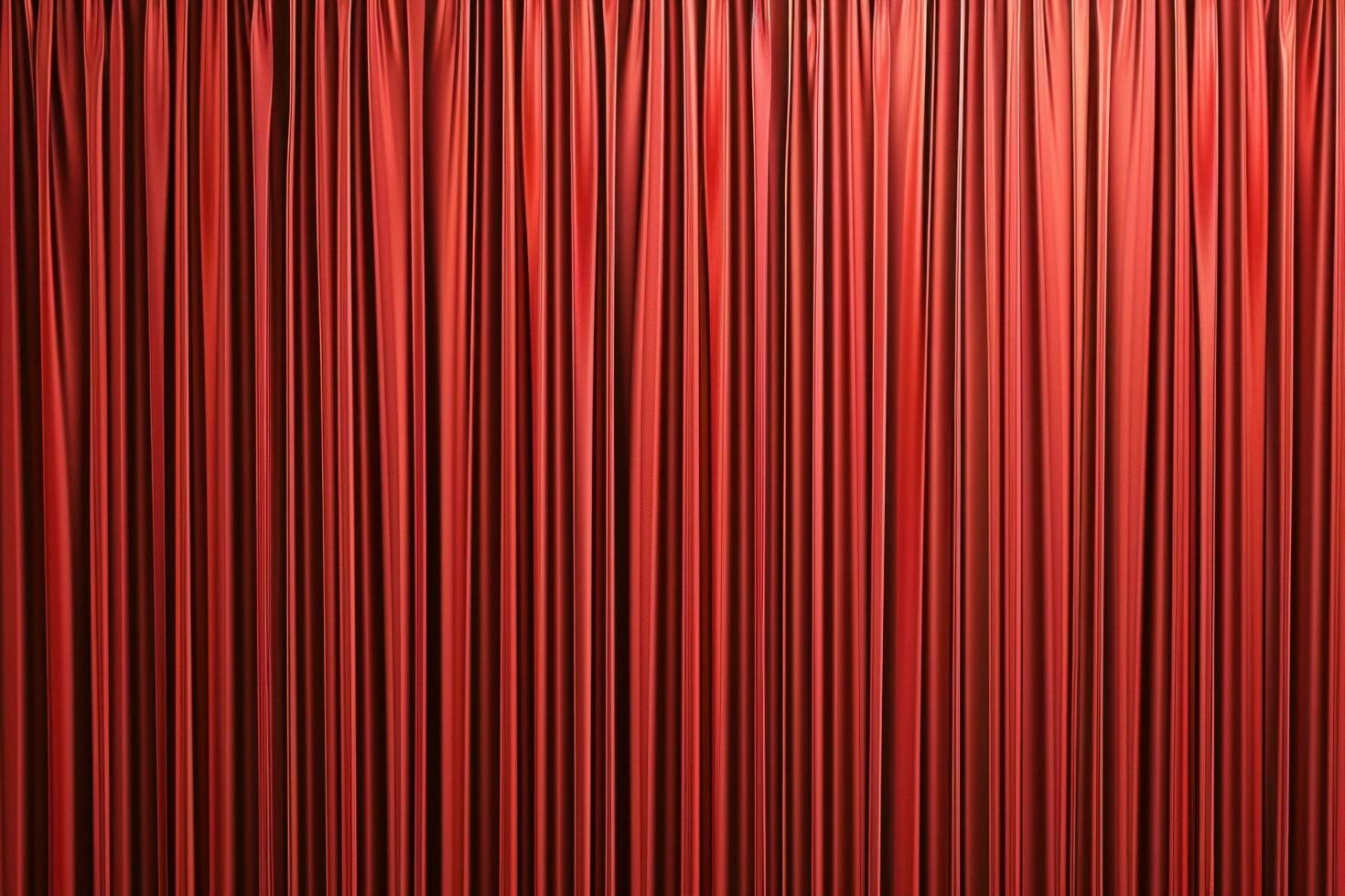 AI generated a large striped theater background in red photo