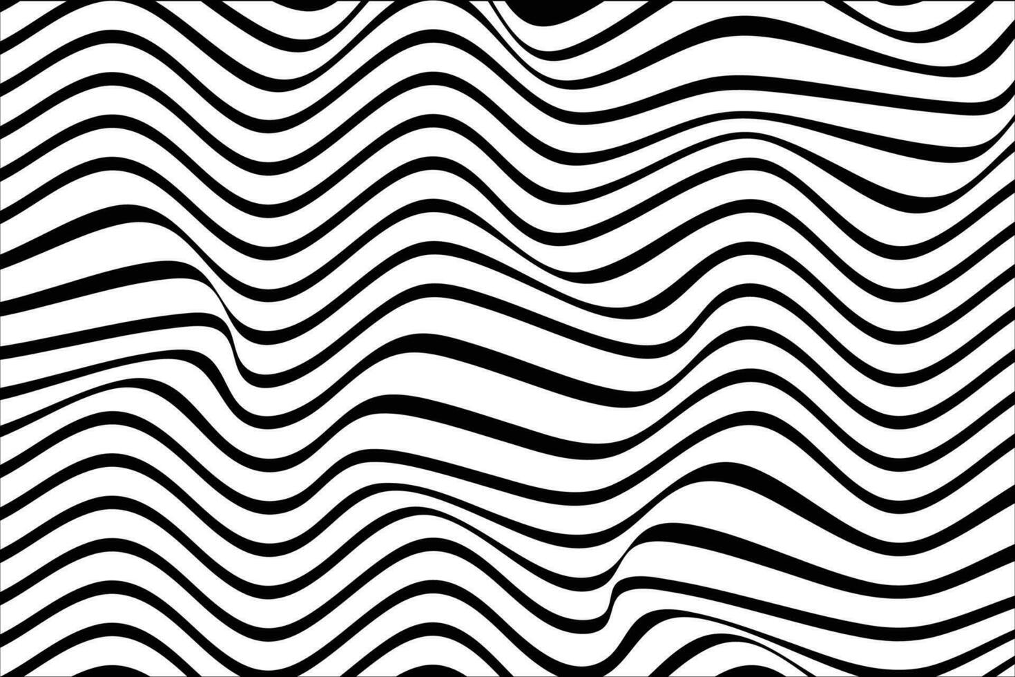 Abstract curved wavy lines pattern vector illustration.
