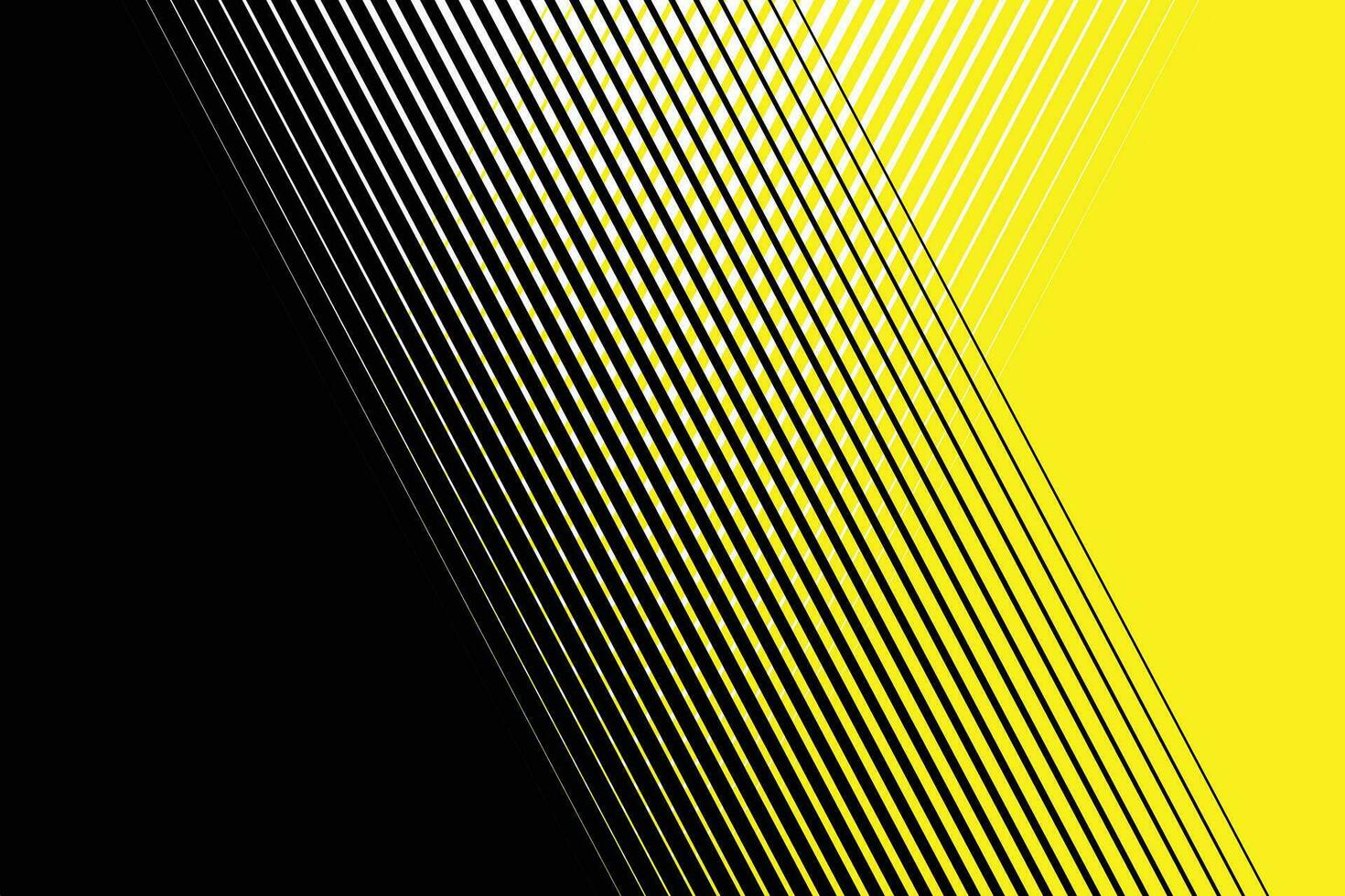 Thin straight line smooth transition from black to orange line pattern background. vector