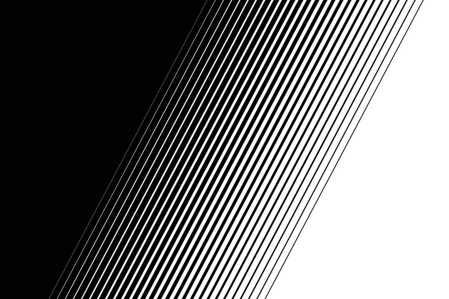 Thin straight line smooth transition from black to white  line pattern background. vector