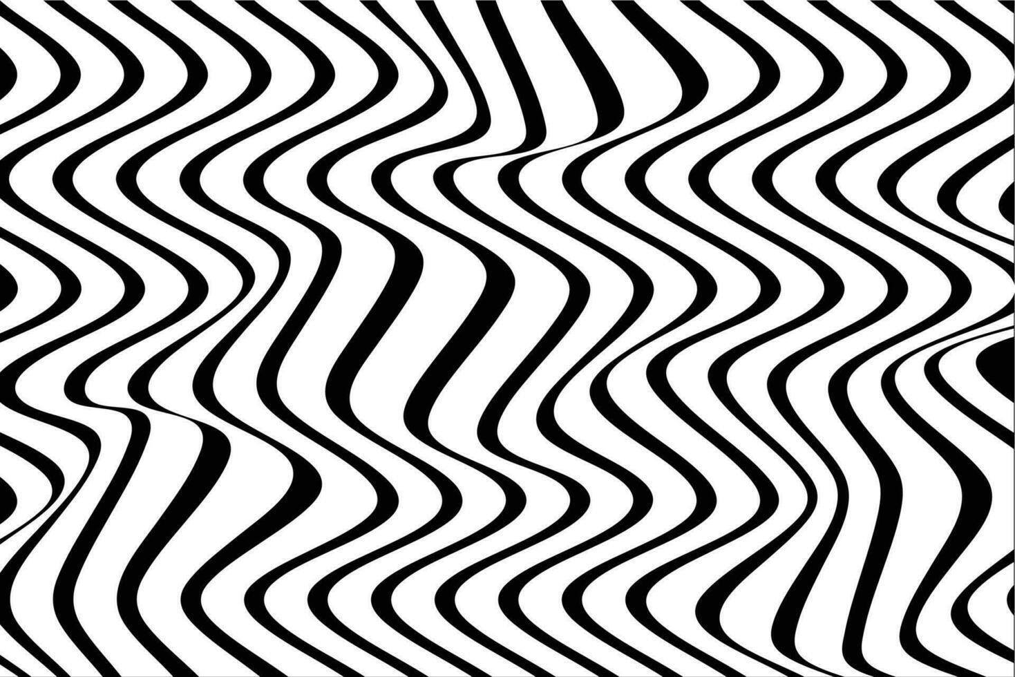Abstract curved wavy lines pattern vector illustration.