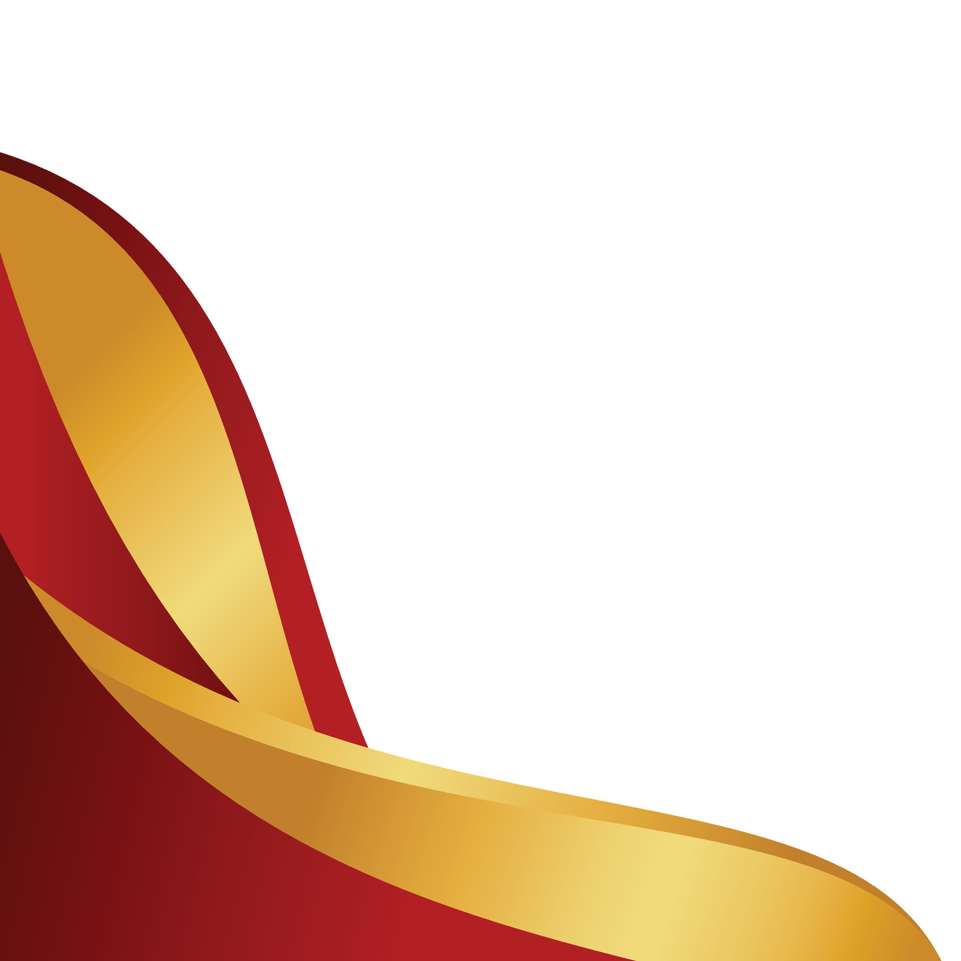 Modern Wavy Gold Corner 36710823 Vector Art at Vecteezy
