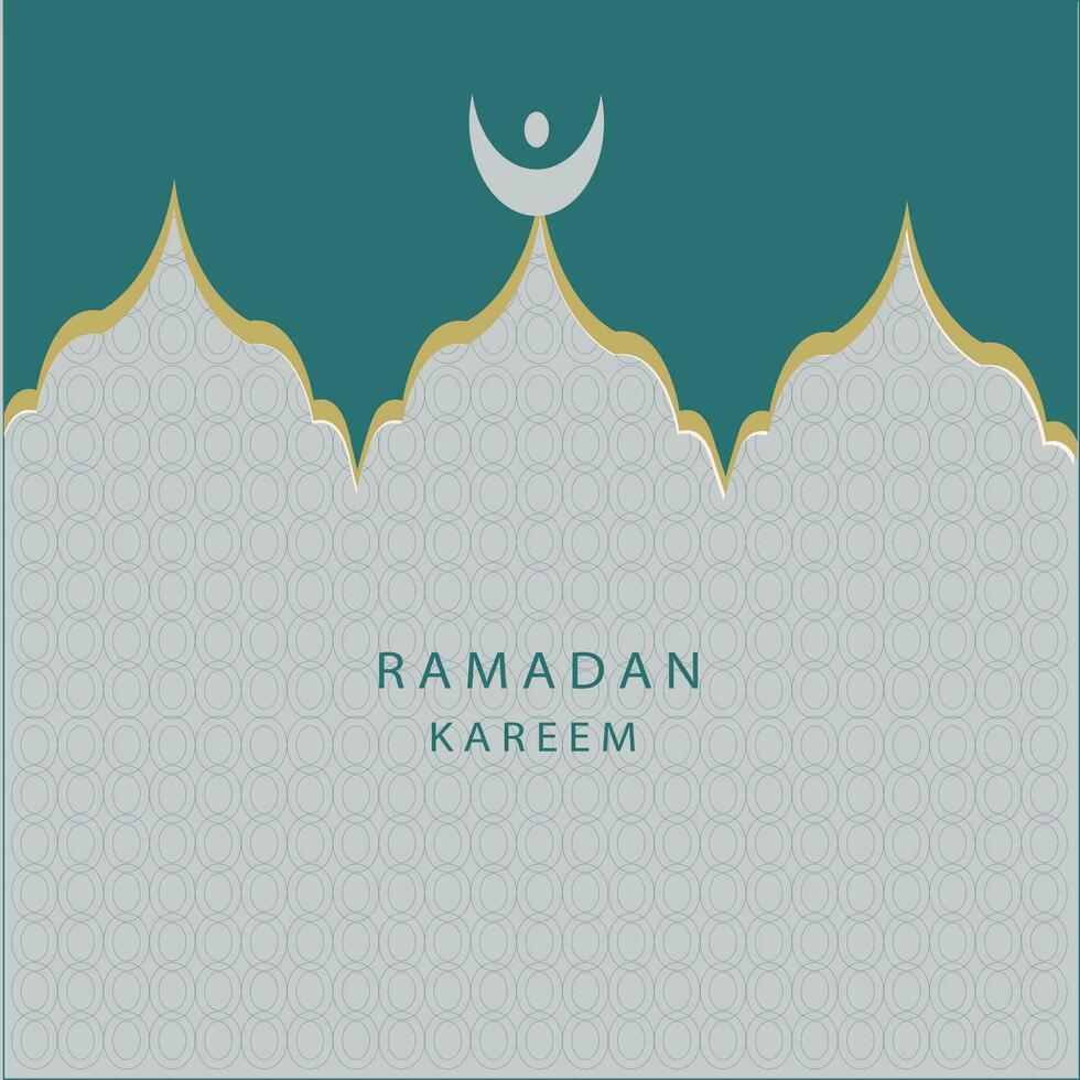 Ramadán kareem celebracion bandera modelo vector. eid Mubarak diseño vector con un linterna, luna, y estrella en lujo antecedentes. Ramadán diseño elemento. saludo tarjeta diseño para musulmanes vacaciones.