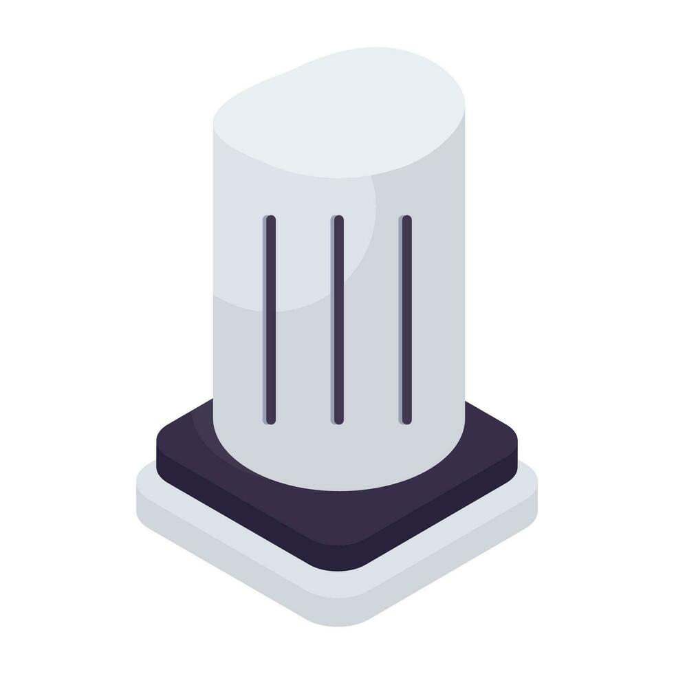 Perfect design icon of greek column vector