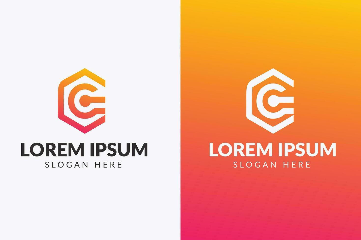 Gradient Dawn, Abstract Logo on Vibrant Background vector