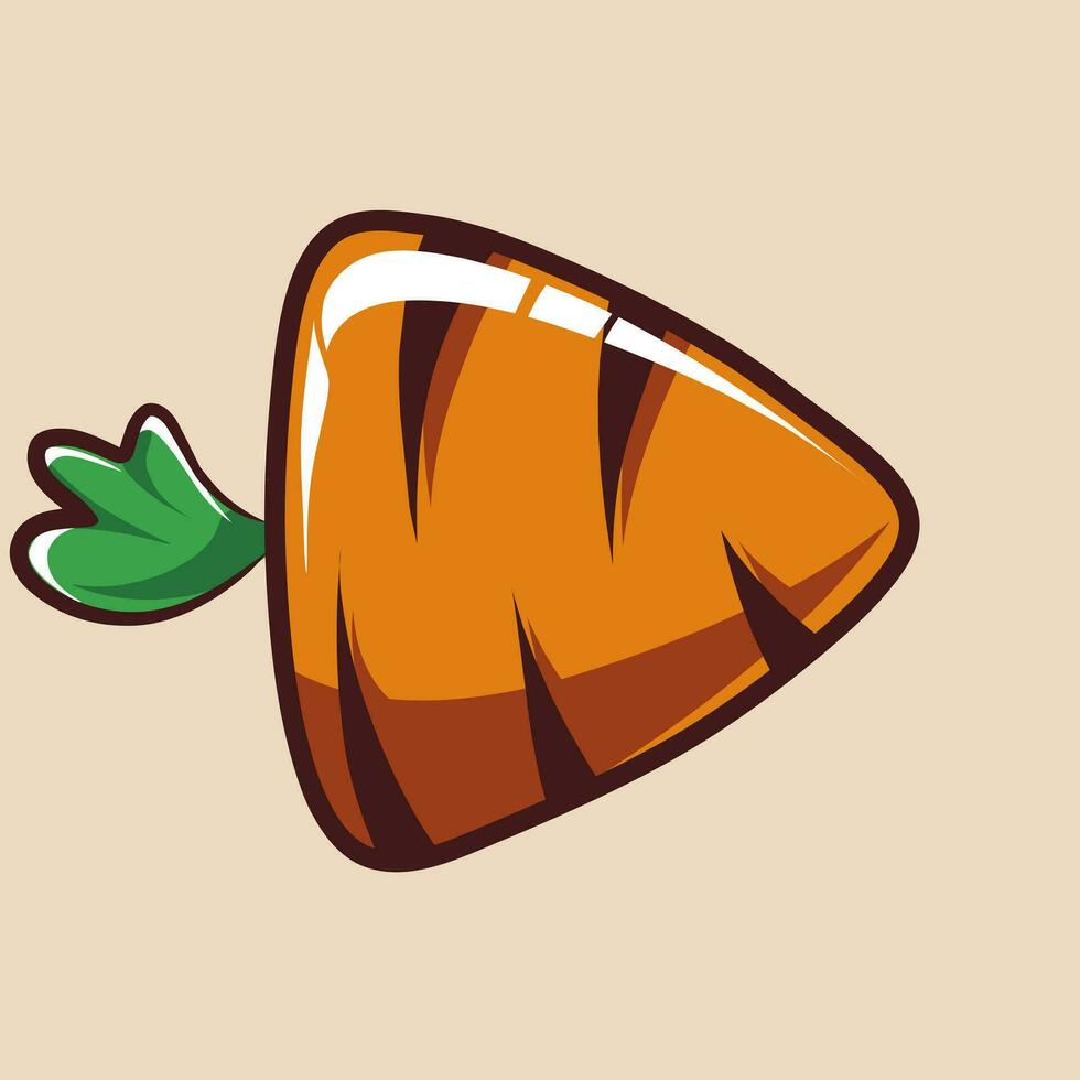 carrot icon vector illustration