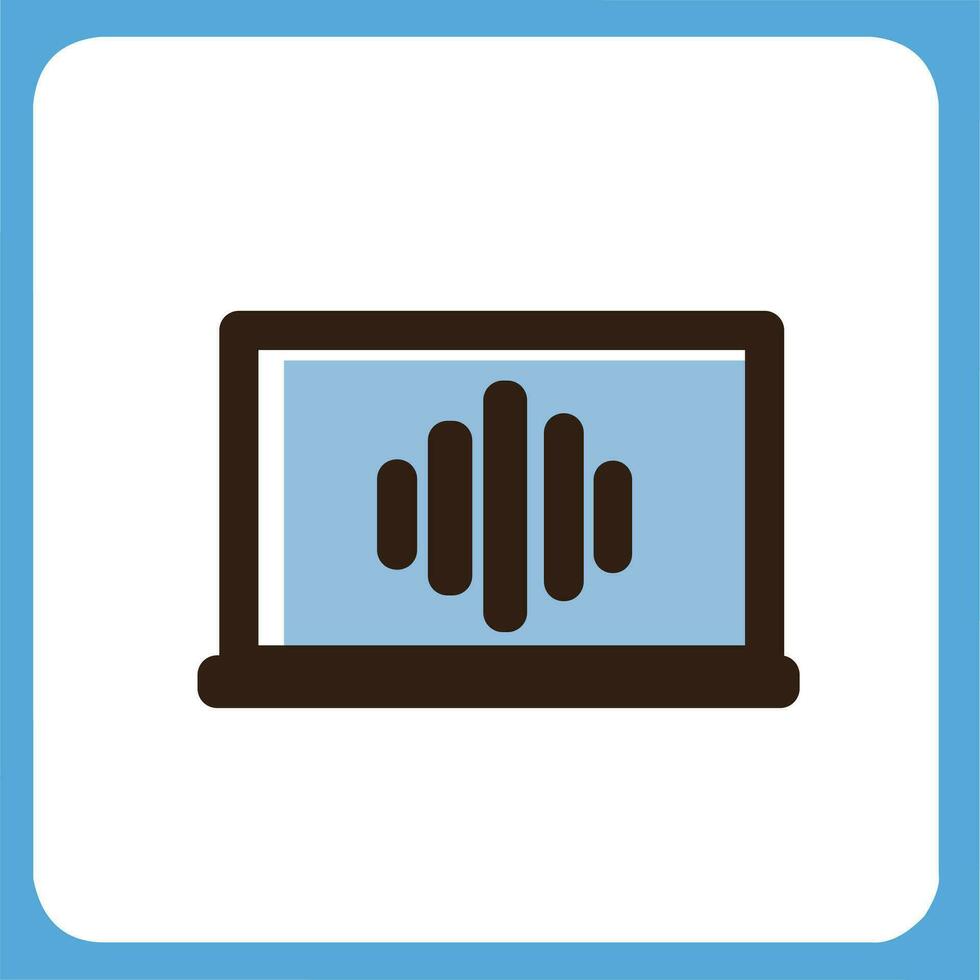 icon vector of several apps inside laptop, kitchen equipment flat icon, stroke outline icon set isolated on plain background flat vector illustration, mobile app business icon.