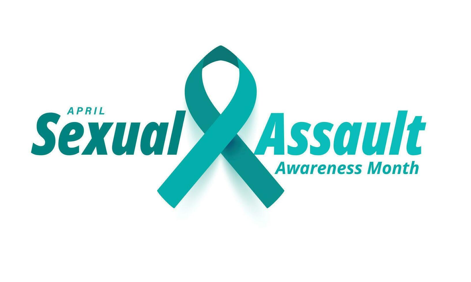 Sexual assault awareness month. background, banner, card, poster, template. Vector illustration.