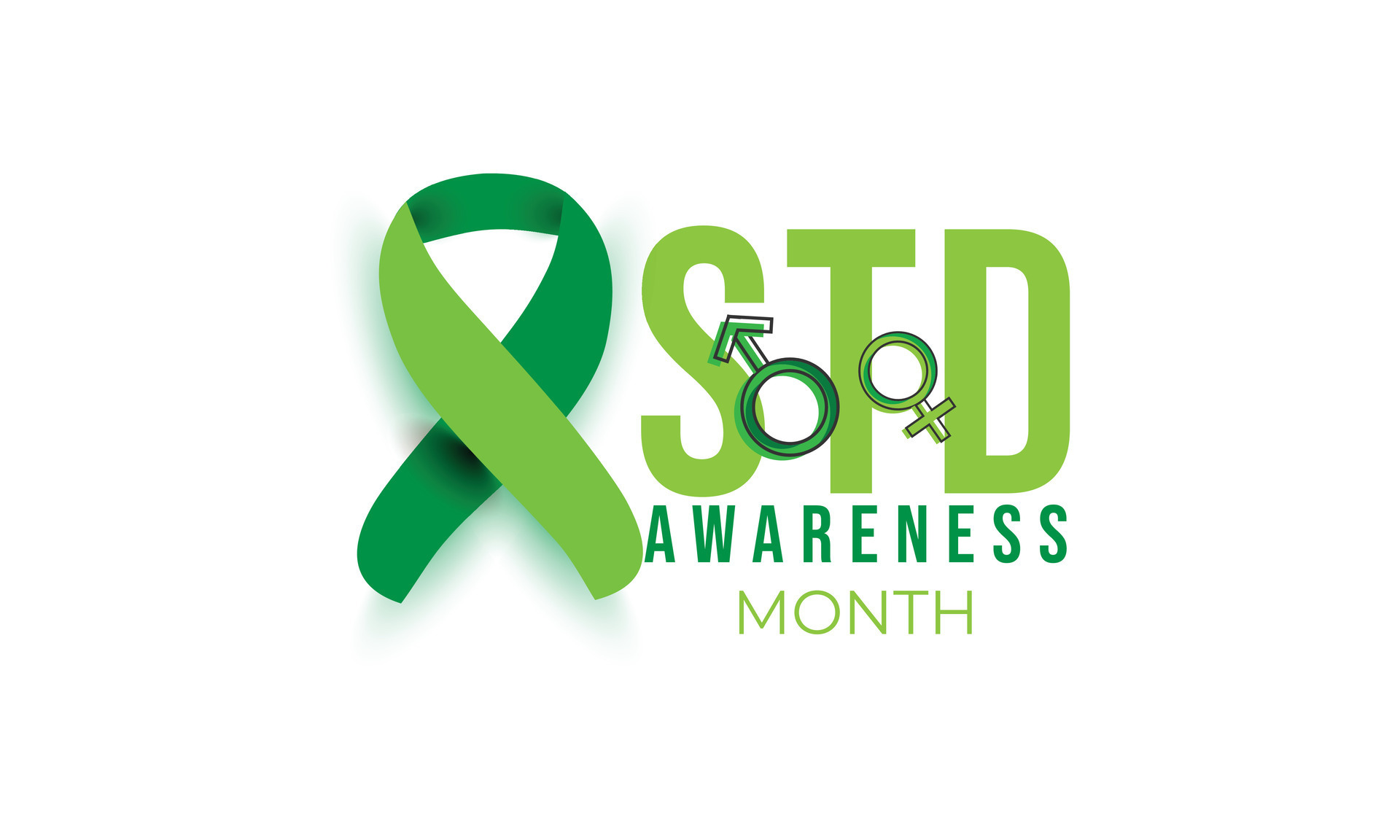 Sexually transmitted diseases awareness month. background, banner, card