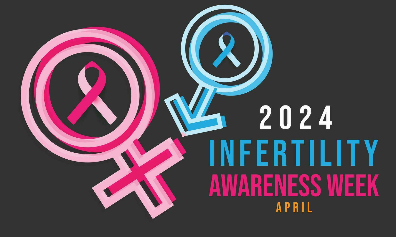 National Infertility Awareness Week. background, banner, card, poster