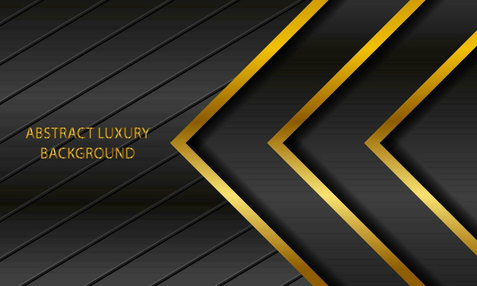 Black luxury abstract background with gold line elements. Suitable for business, brochure, booklet magazine, website, poster, banner, cover vector