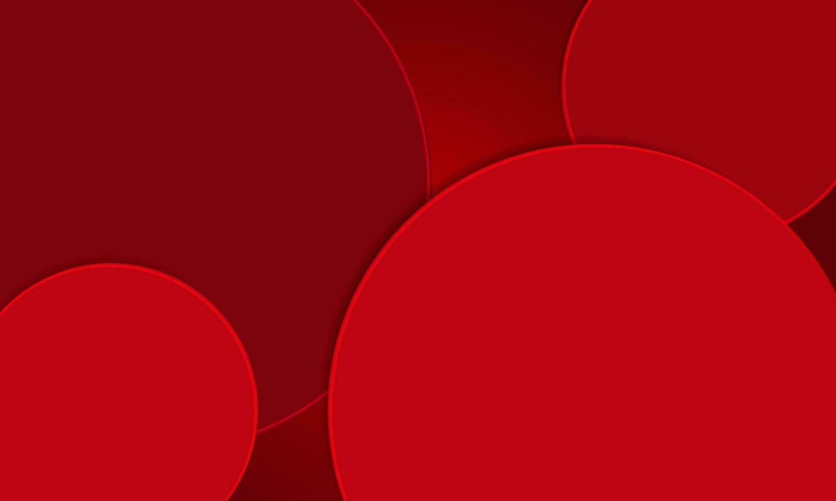 sencillo moderno antecedentes con rojo circulo formas y brillante rojo líneas. antecedentes adecuado para negocio, folleto, folleto revista, sitio web, póster, bandera, cubrir vector