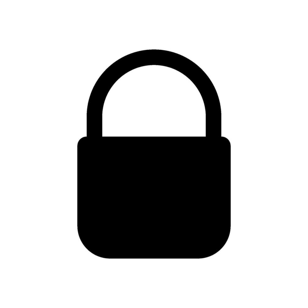 Padlock icon vector design templates simple and modern