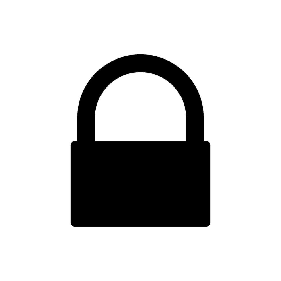 Padlock icon vector design templates simple and modern