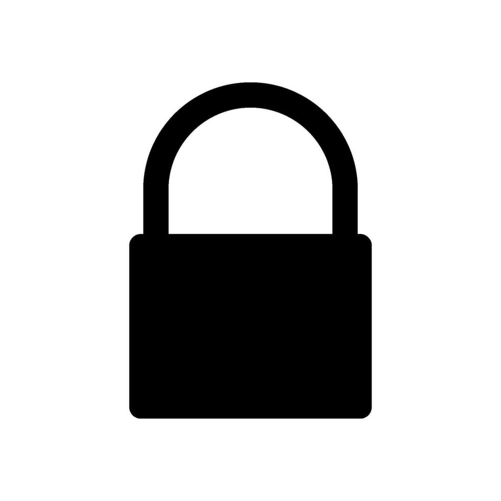 Padlock icon vector design templates simple and modern