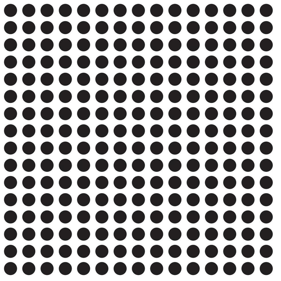 White background with black polka dots vector