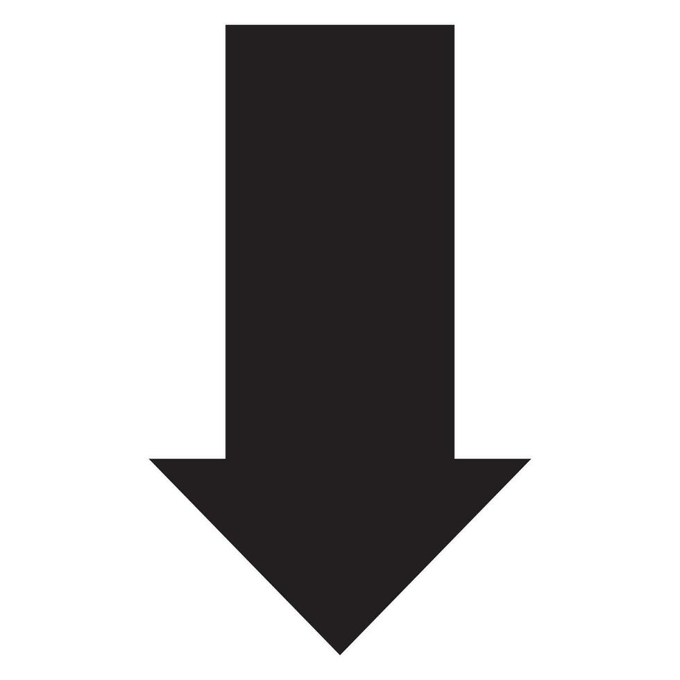 Black arrow pointing both side. Arrow shape element vector