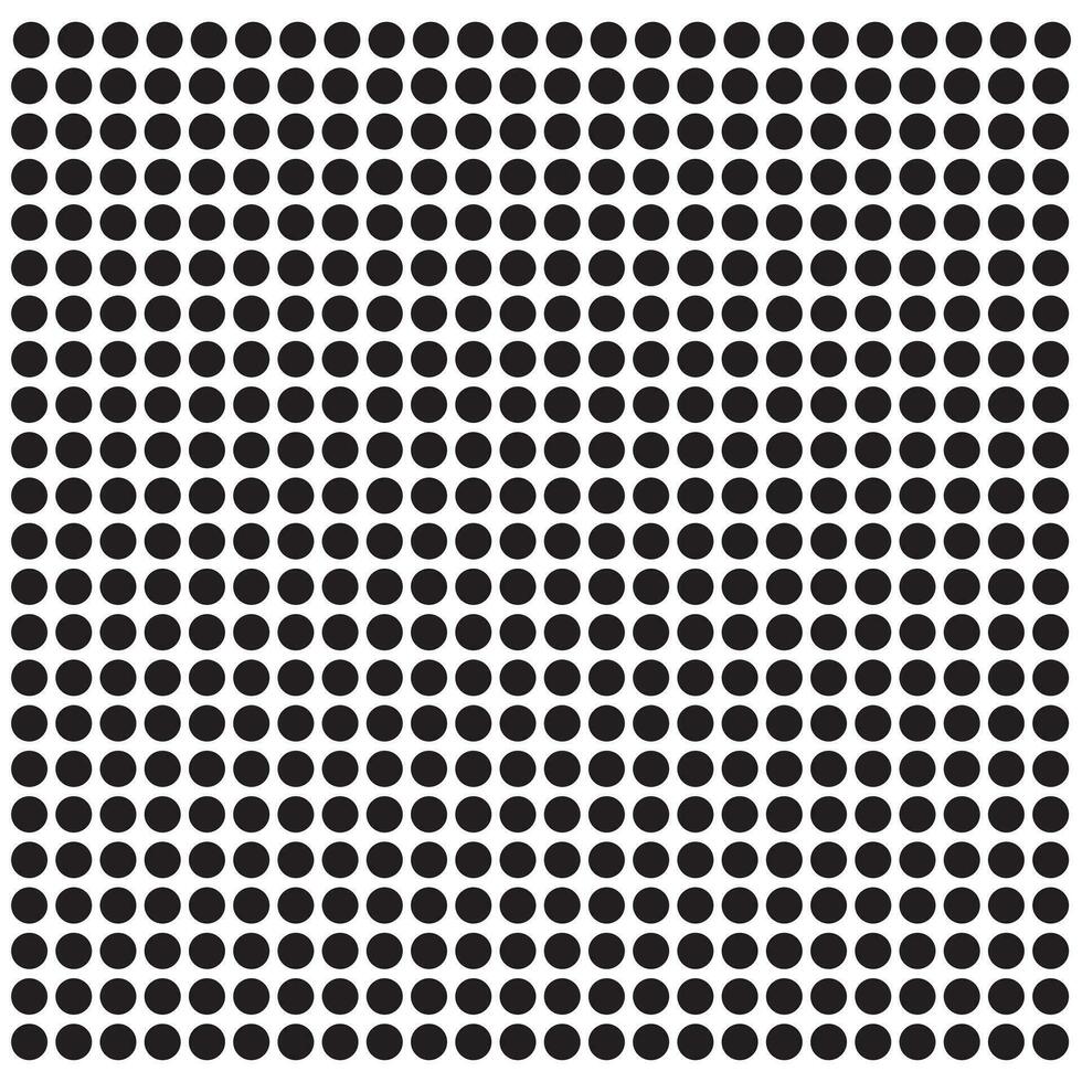 White background with black polka dots vector