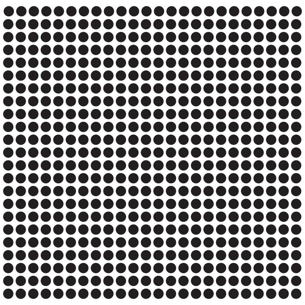 White background with black polka dots vector