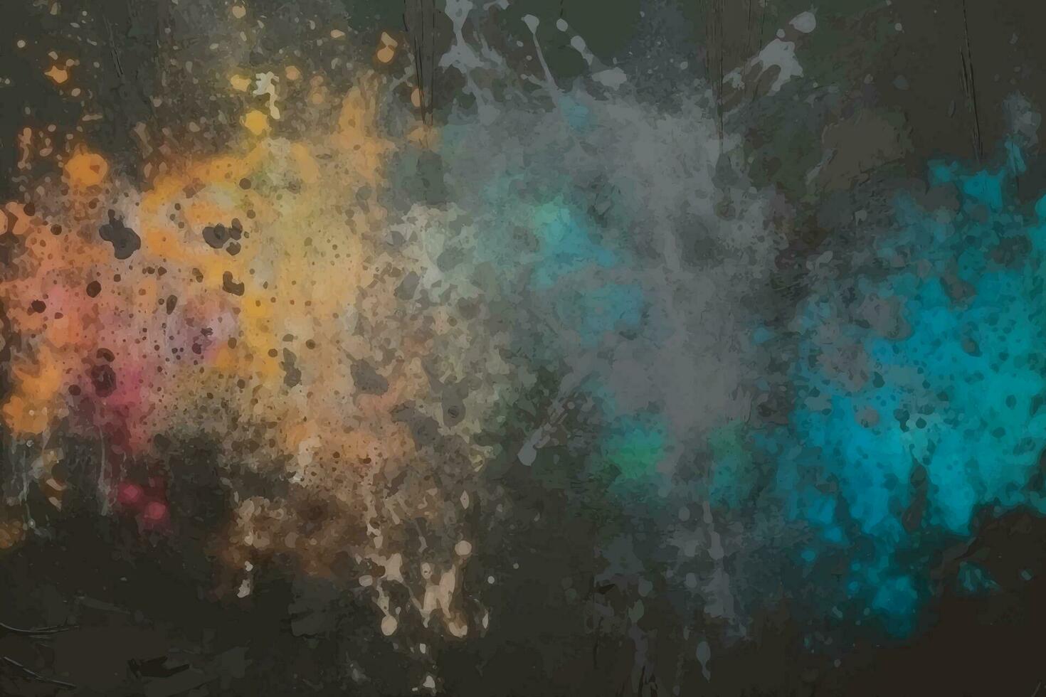 AI generated Multicolored abstract dirty grunge background vector