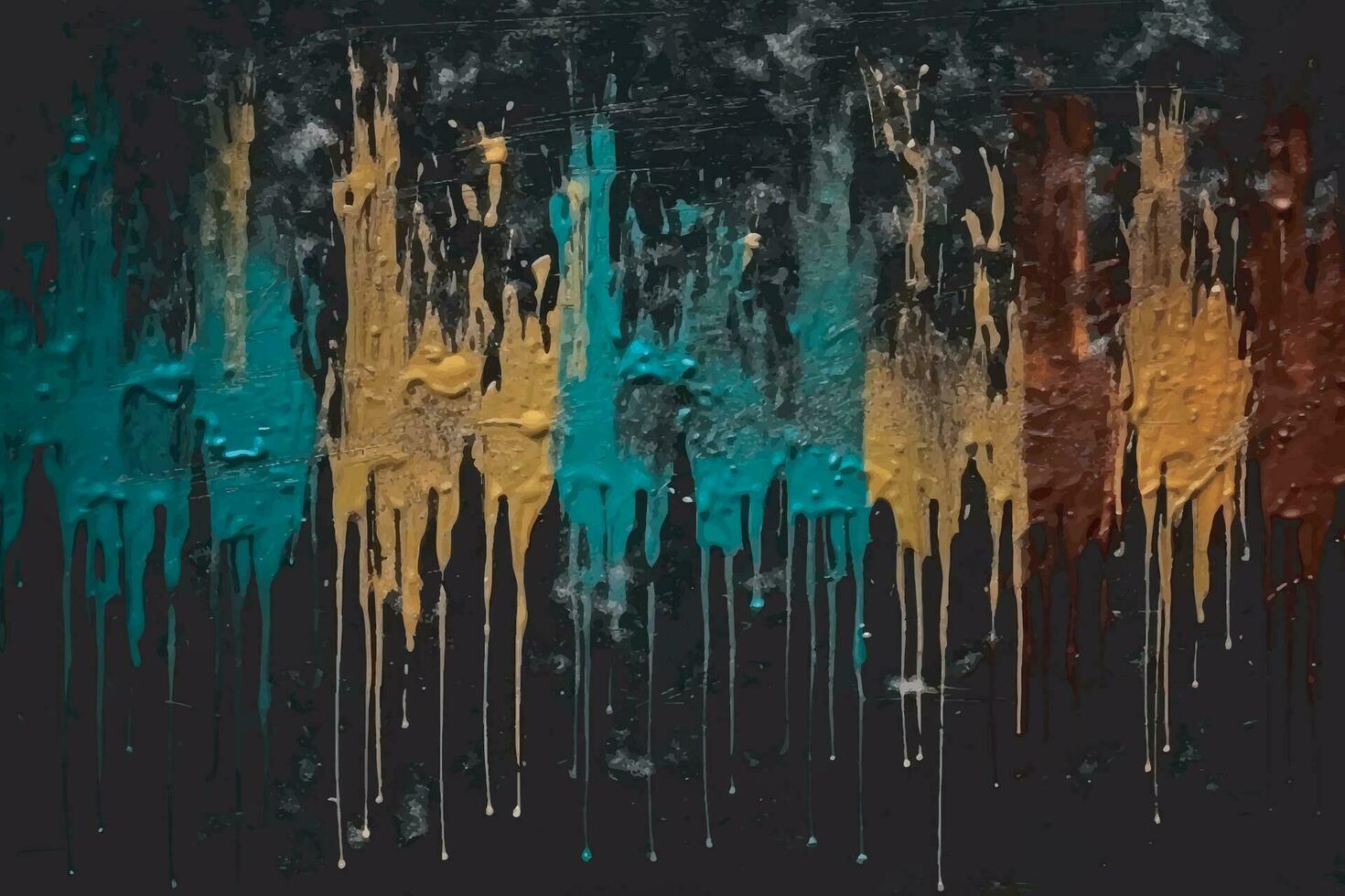 AI generated Multicolored abstract dirty grunge background vector