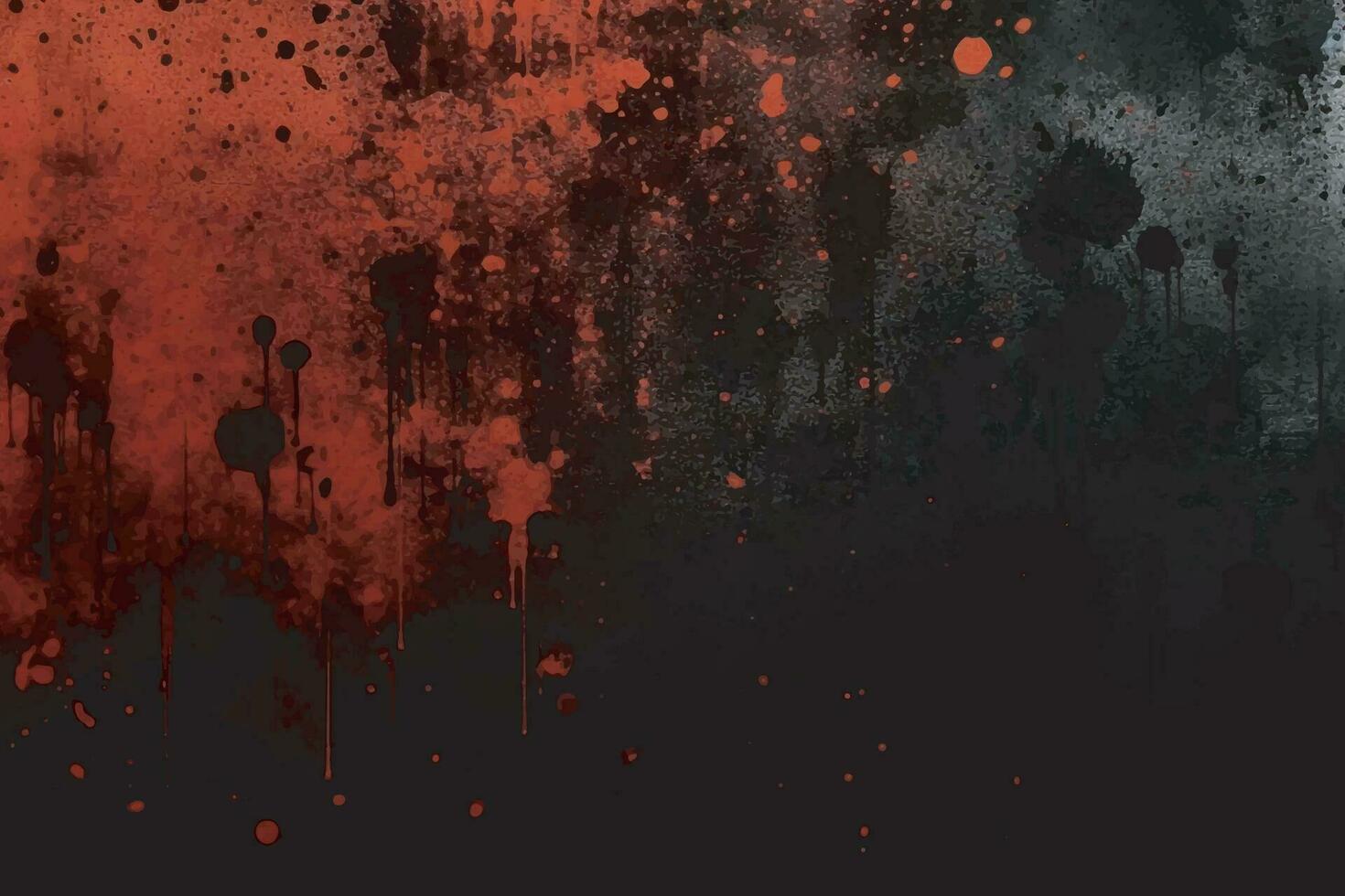 AI generated Red color abstract dirty grunge background vector