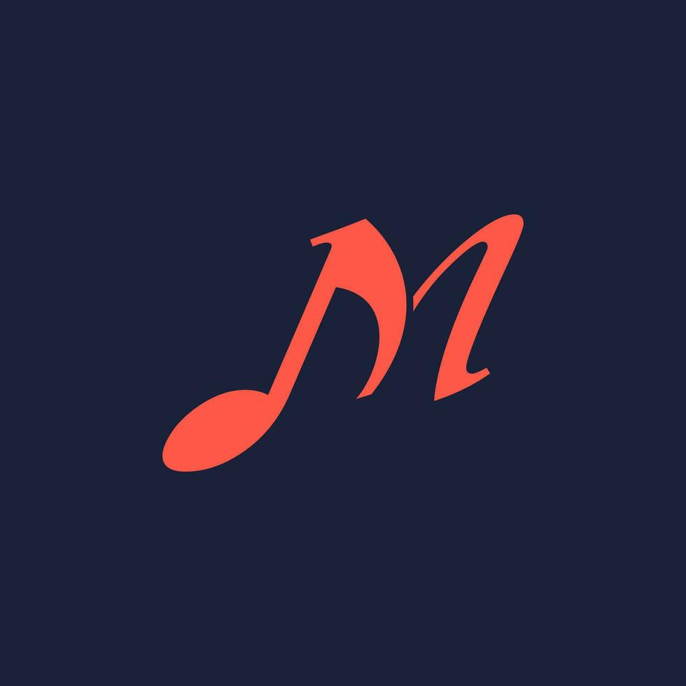 An illustration of the letter in the shape of a musical note melody used for branding, brand identity, logo design, vector, business, and company vector