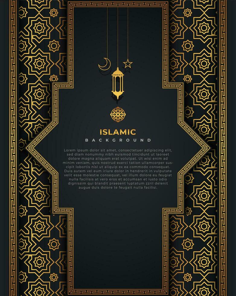 Elegant and simple Islamic background vector