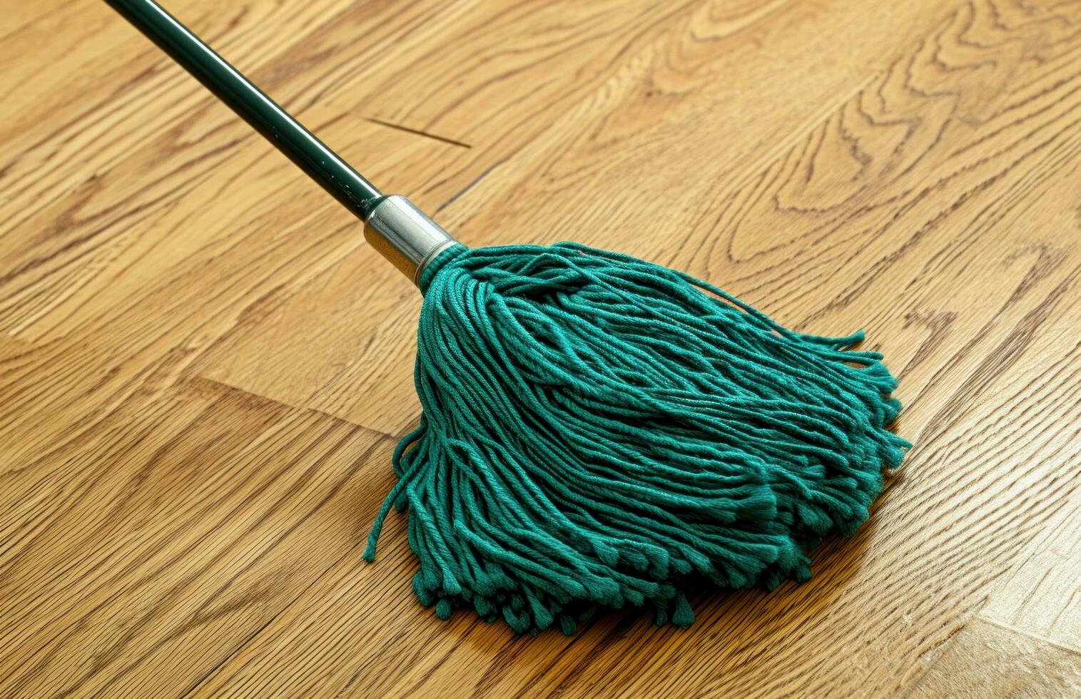 AI generated a mop on the floor photo