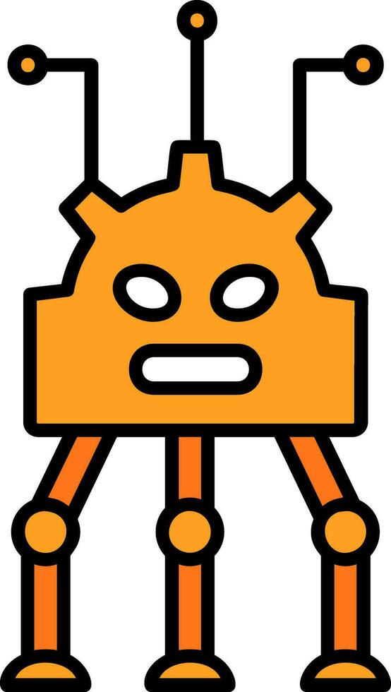 Robotics Line Filled Icon vector